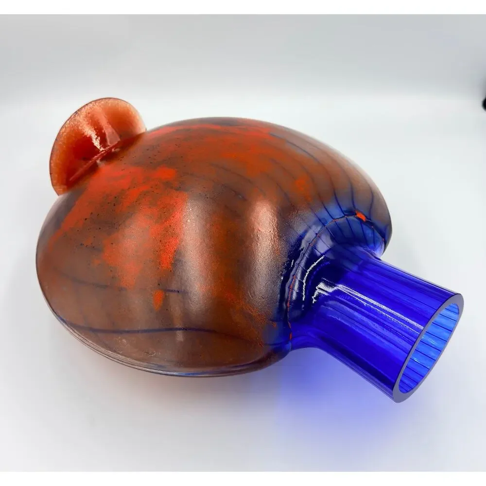 Kosta Boda Studio Art Glass by Kjell Engman Signed Vase 
